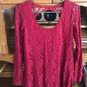Lacey red dress